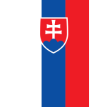 Vertical Flag of Slovakia