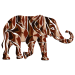 Abstract Elephant Camouflage