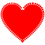 Decorative Red Heart