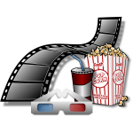 Ready for 3D cinema movie vector image