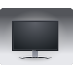 Computer monitor vector illustration