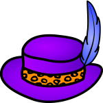 Pimp hat vector image