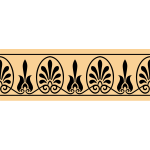 Greek arabesque decoration vector image