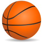 Basketball vector clip art