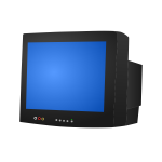 Black CRT TV