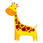 Cartoon giraffe