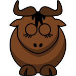 Gnu sleeping