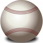 Vector clip art of baseball ball