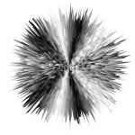 Black and white burst