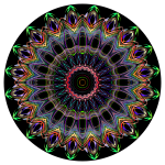 Chromatic Mandala Line Art