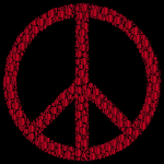 Colorful Circles Peace Sign 25