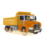 Dump tipper truck vector image