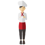 Mad female chef