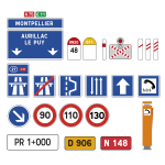 French road signs