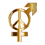 Gold Gender Peace No Background