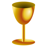 Golden trophy