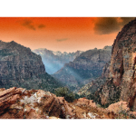 High Poly Zion National Park