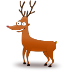 Funny reindeer