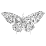 Low Poly Butterfly Prismatic 5