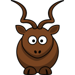 Cartoon kudu