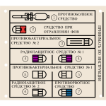 Russian medical kit vector image