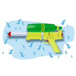 Splash water gun