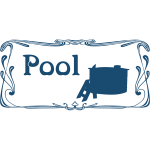 Pool sign