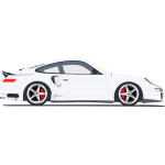 Vector illustration of sports vehicle