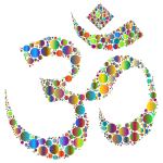 Prismatic Om Symbol Circles 3 No Background