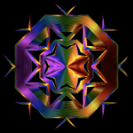 Prismatic Star Line Art 5 Variation 3