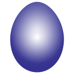 Purple Easter Egg