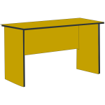 Yellow desk