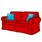 sofa - coloured