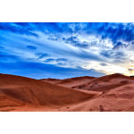 Surreal Desert Sand Dunes Landscape