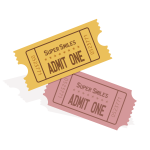 Event tickets vector image