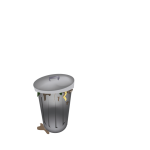 Trash can vector icon