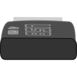 Blurry USB stick