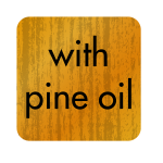 "With Pine Oil" Sticker