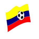 Vector image of modified flag of Colombia