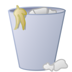 Trash can icon vector illustration