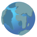 GLobe icon vector clip art