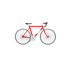 Red bike image