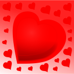 Vector clip art of heart