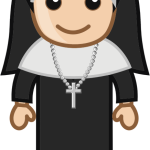 Cartoon Nun