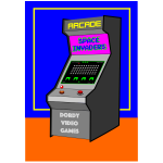 Arcade video games machine