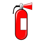 Fire extinguisher vector graphics