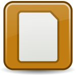 Document icon vector clip art