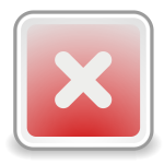 No tick icon vector image