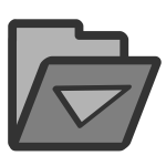 Folder download icon