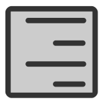 Align right software icon